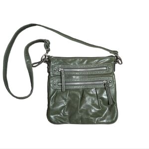 NY&C New York Company small green crossbody with silver hardware